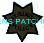 CALIFORNIA,SAN FRANCISCO POLICE BADGE PATCH SUBDUED 1_wm